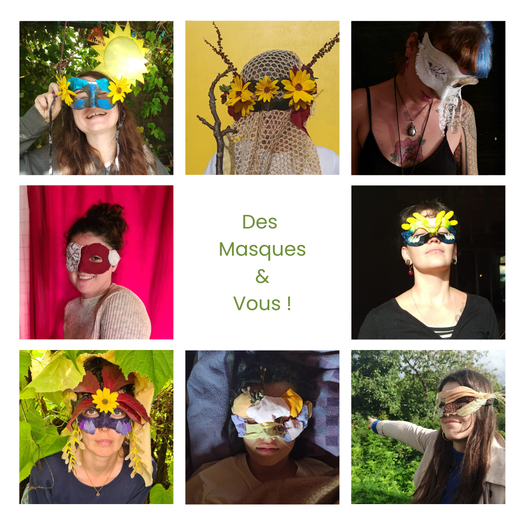 Photos d'adultes masqués